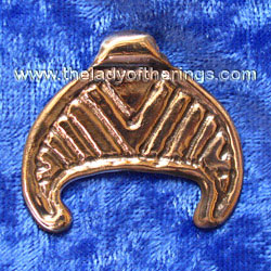 Lunula viking symbol jewel