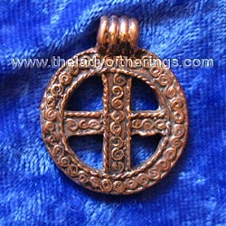 solar wheel viking symbol jewel