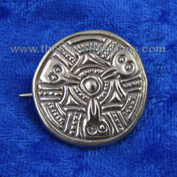 Faroese round brooch viking