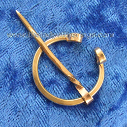 Small penannular viking brooch