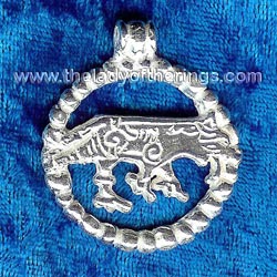 Hunnestad Wolf viking pendant